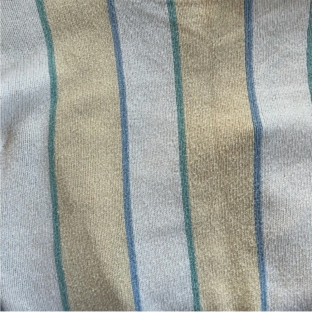 Vintage Liz Claiborne Striped Silk Blend Oversized Sweater 80s Preppy Small NWT